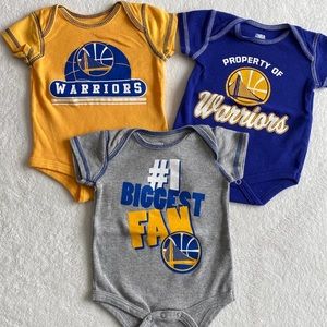 NBA Golden State Warriors 0-3M Onesies